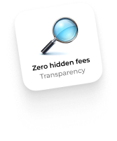 No hidden fees